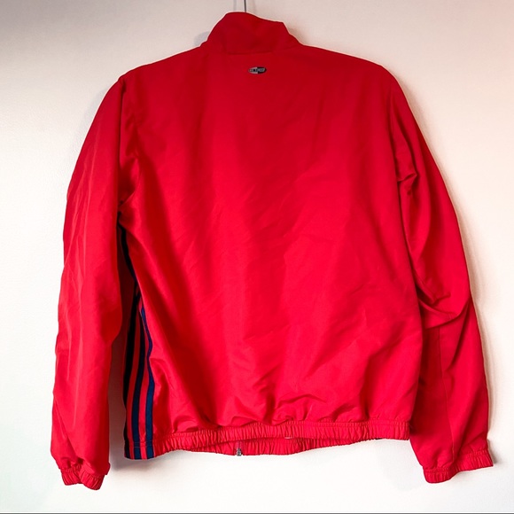 Adidas red windbreaker jacket - Picture 3 of 3